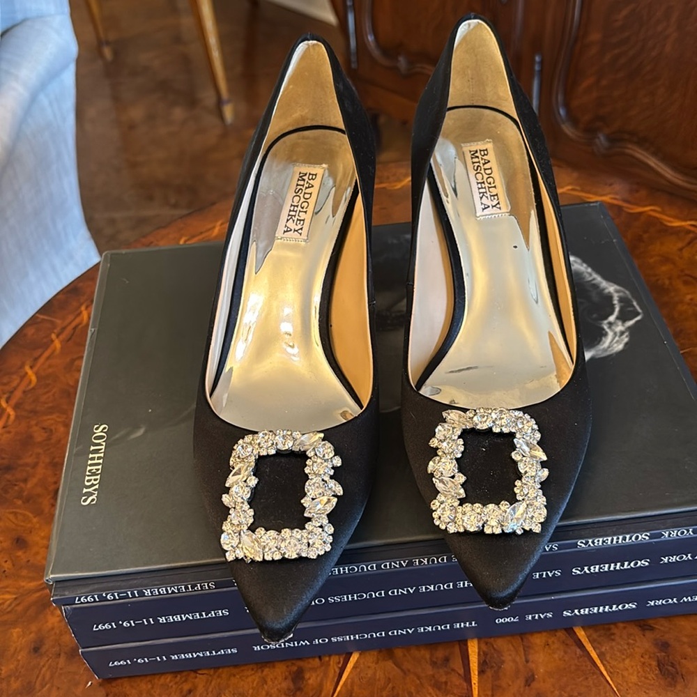 Badgley Mischka Cher Heels Pumps Black